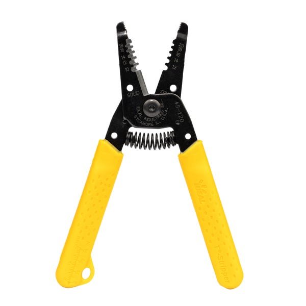 IDEAL 45-120 T-5 wire stripper with yellow handles
